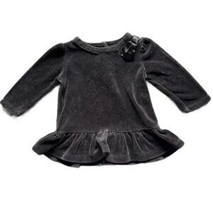 Koala Baby Black Long Sleeve Top (6M)
